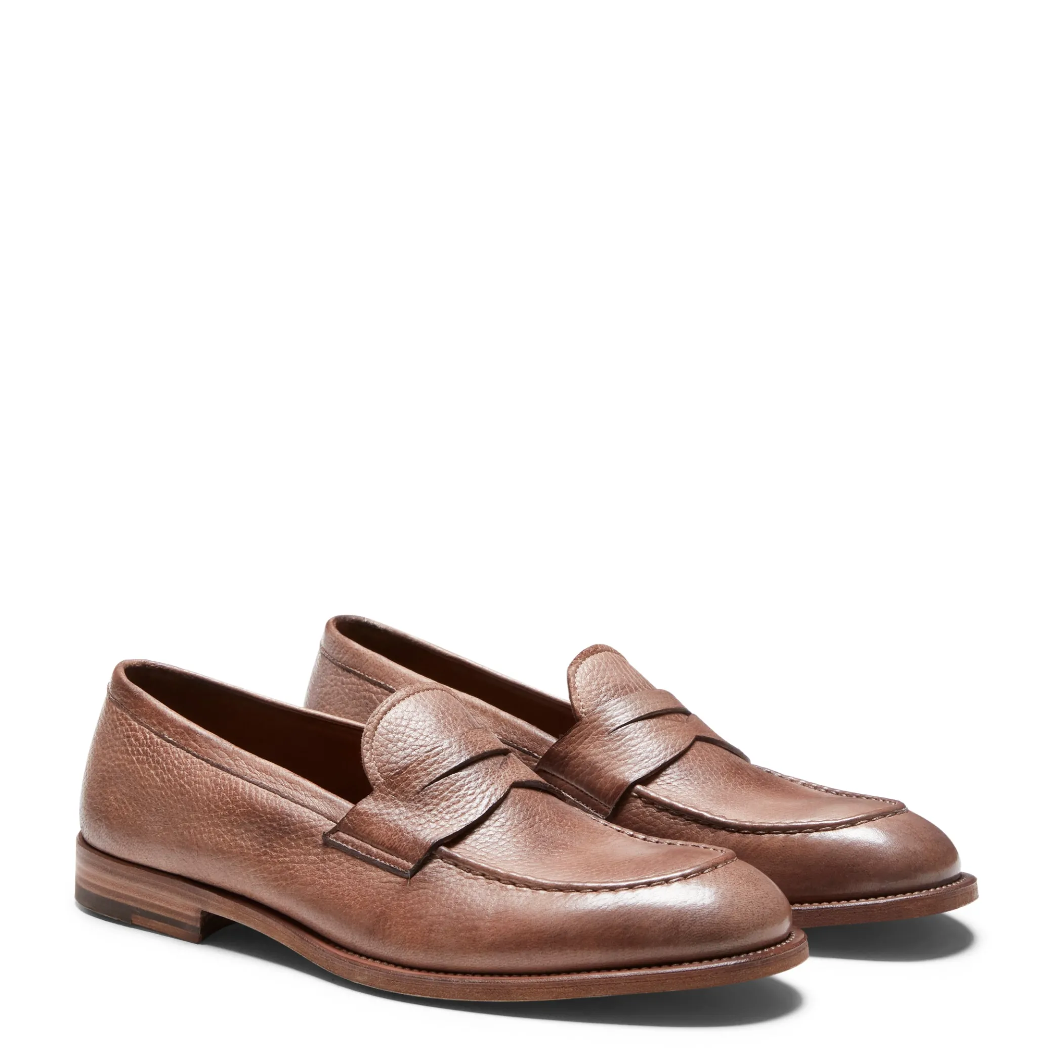 Taupe Leather Loafer | Fratelli Rossetti