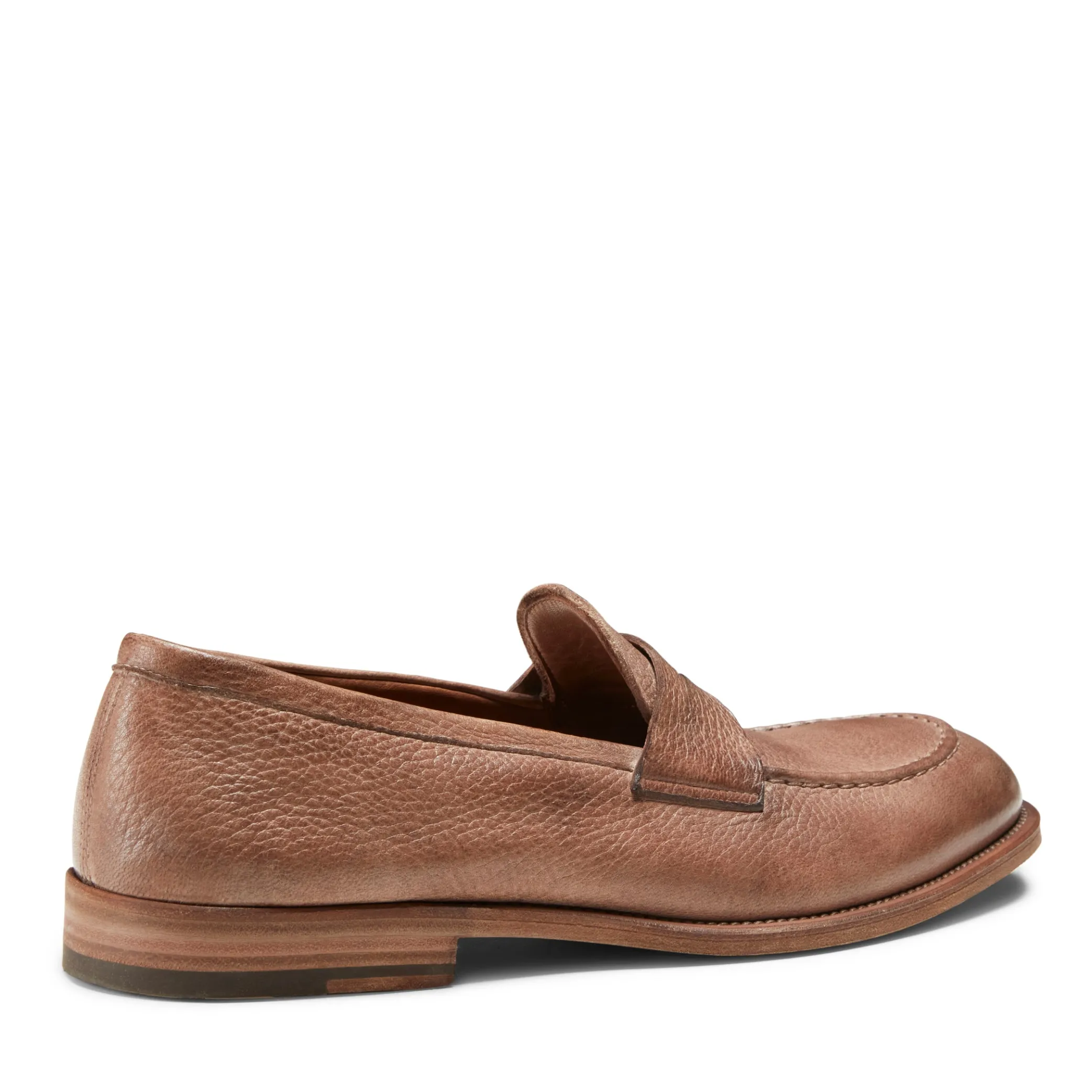 Taupe Leather Loafer | Fratelli Rossetti