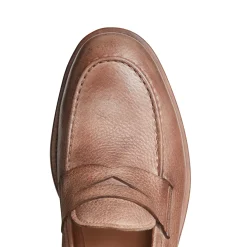 Taupe Leather Loafer | Fratelli Rossetti