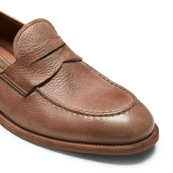 Taupe Leather Loafer | Fratelli Rossetti