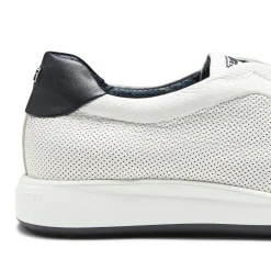 White Deerskin Sneaker | Fratelli Rossetti