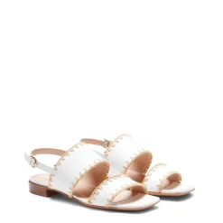 White Leather Sandal | Fratelli Rossetti