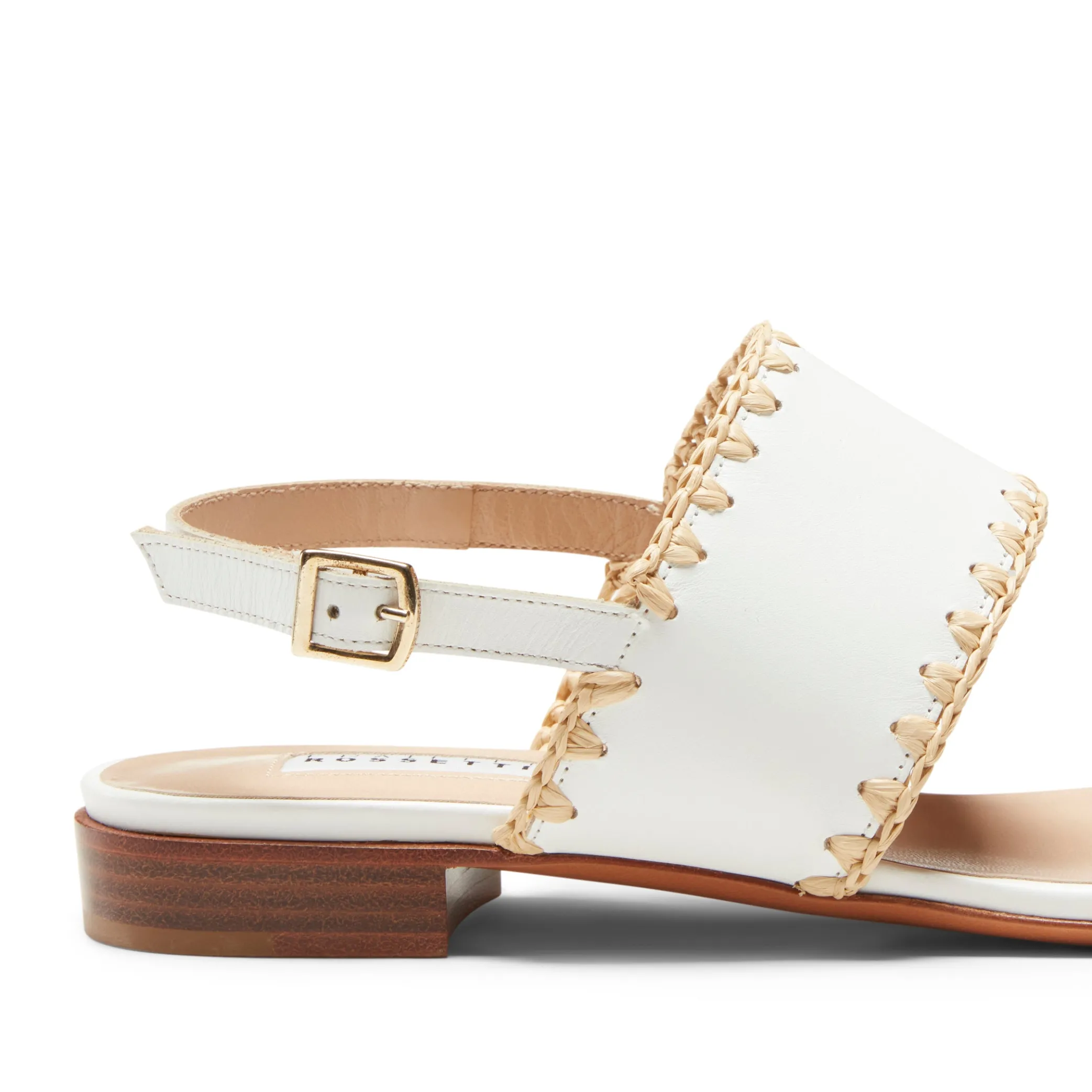 White Leather Sandal | Fratelli Rossetti