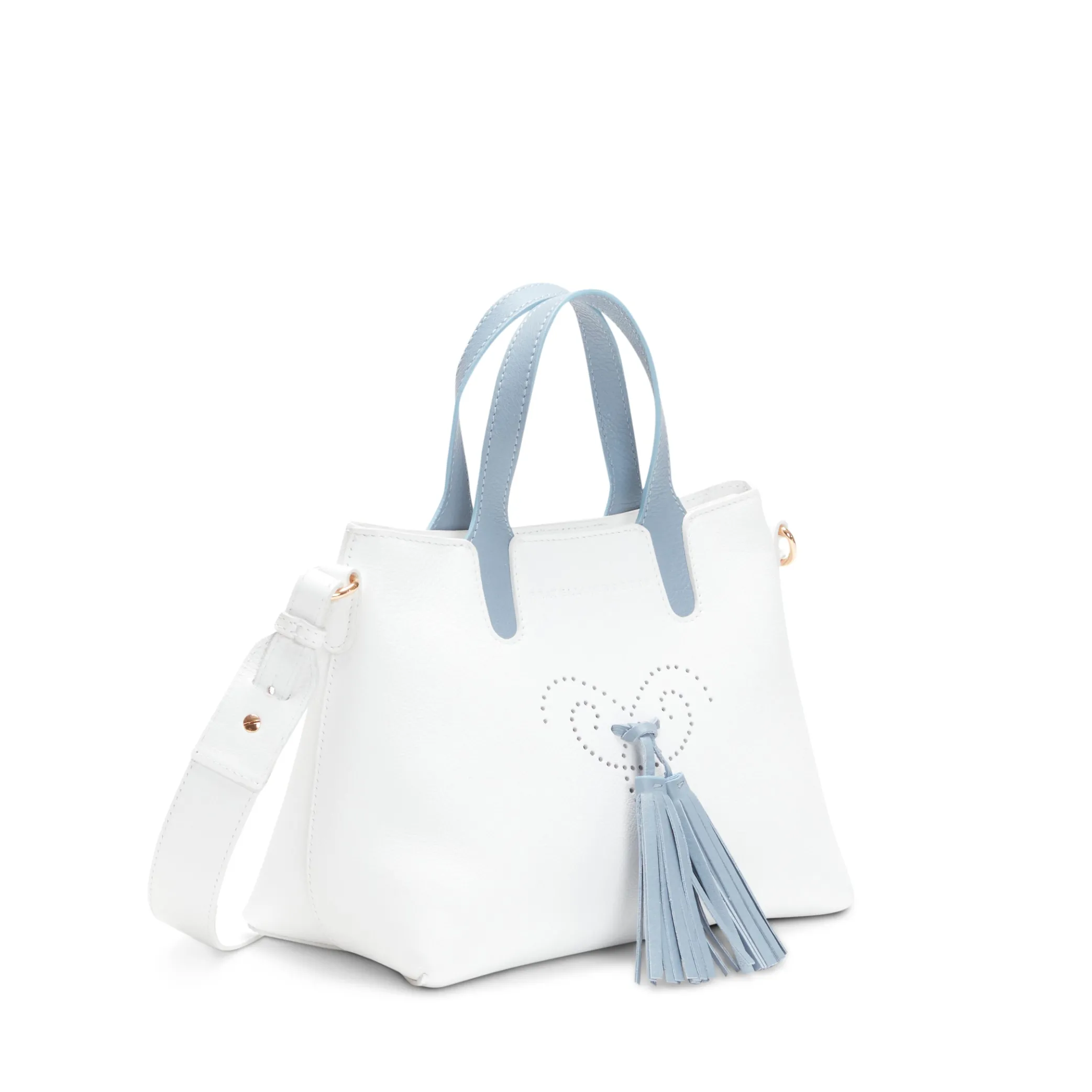 White Small Hobo Tote Bag | Fratelli Rossetti